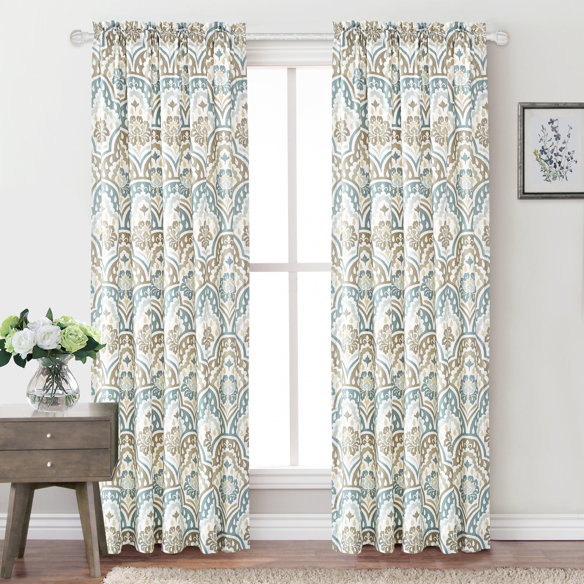 Tivoli Ikat Curtain - Set of 2