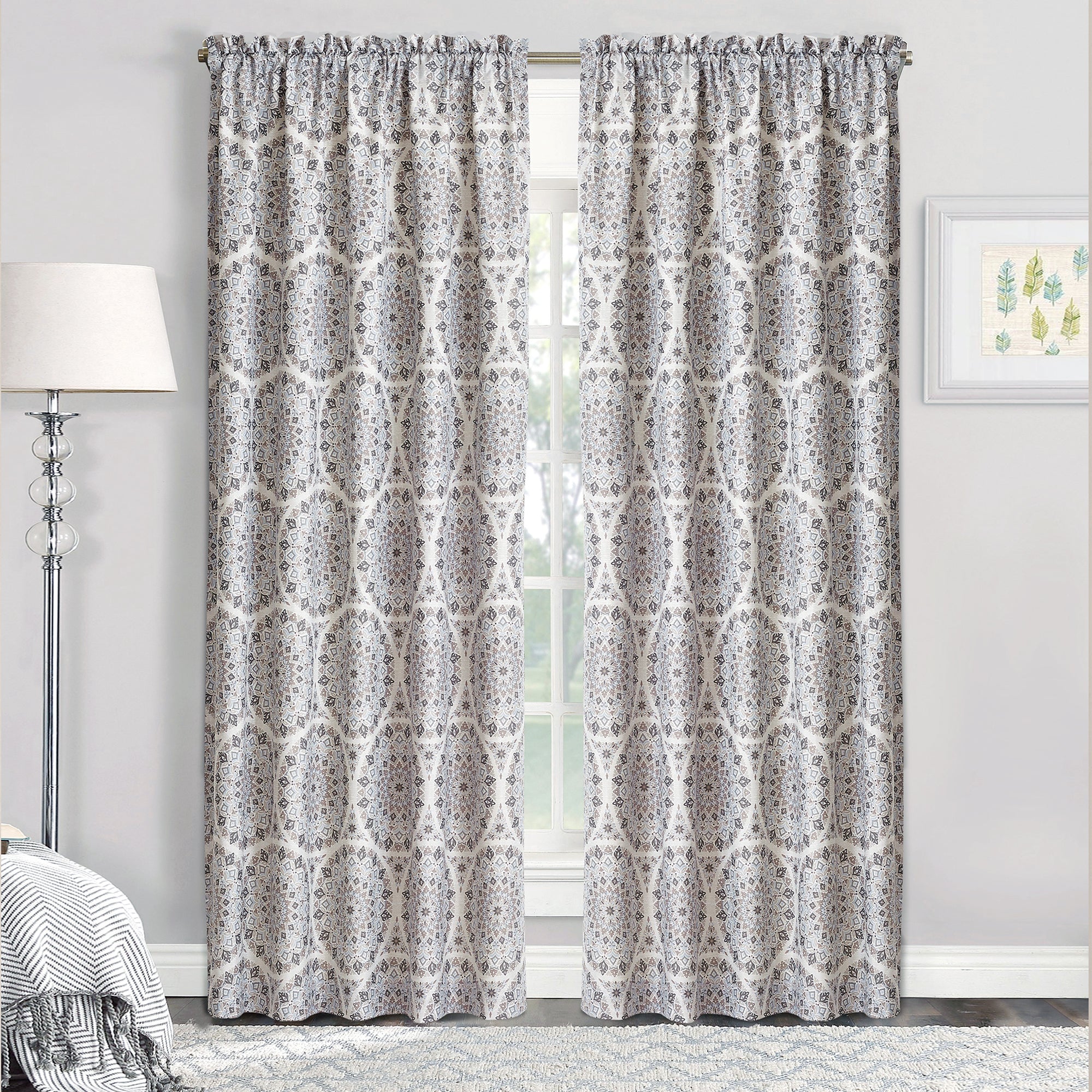 Tribal Medallion Curtain - Set of 2