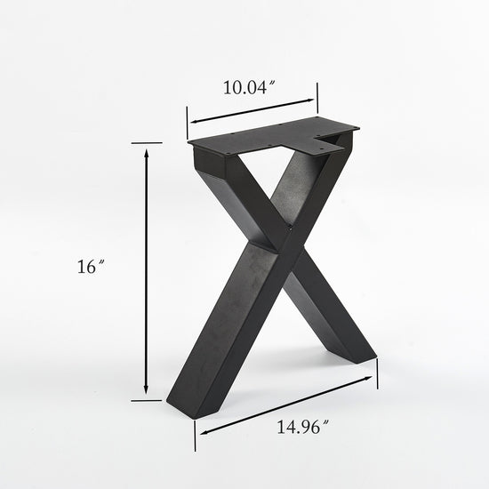 X-Type Table Leg Set of 2