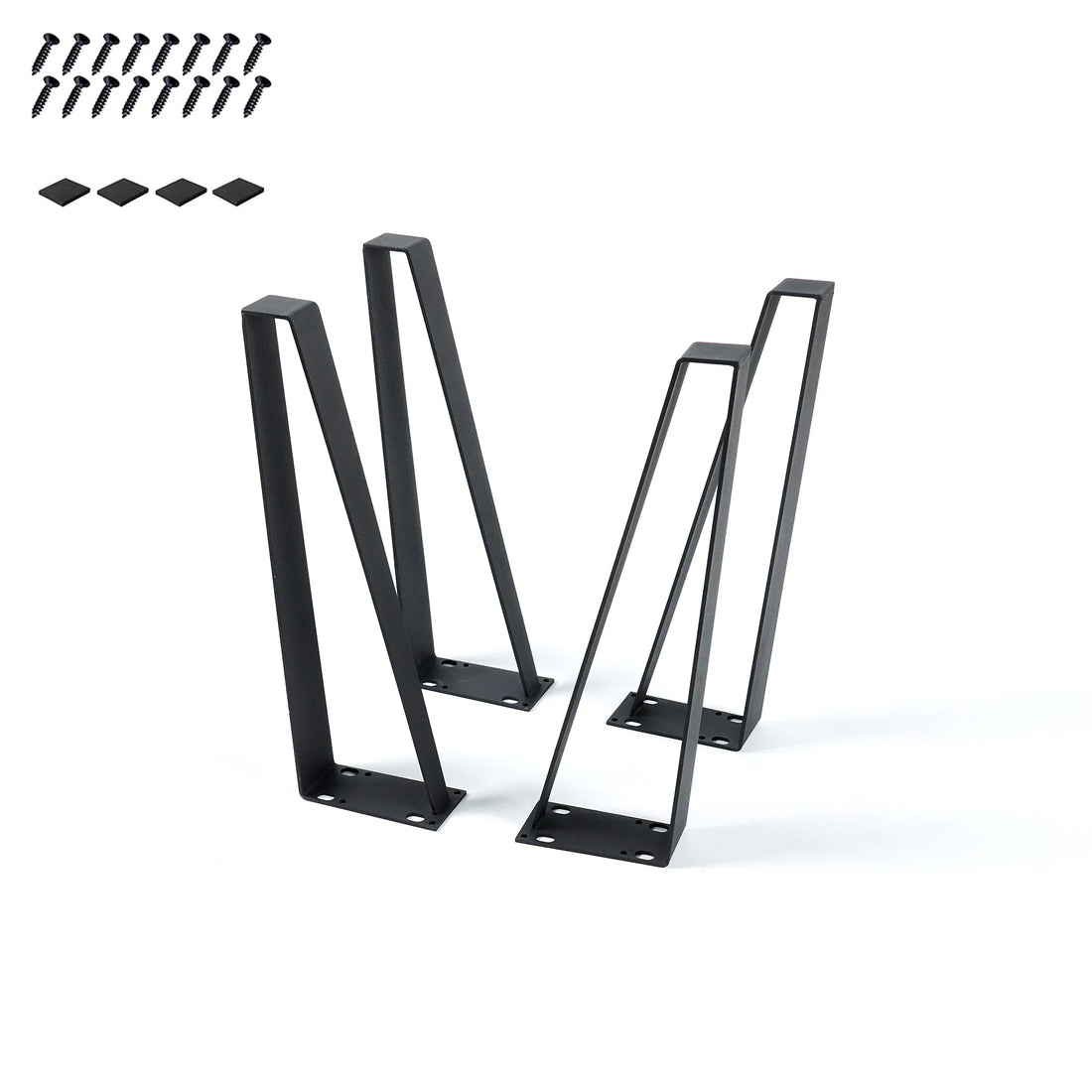4pcs Trapezoid Shape Table Legs (16")