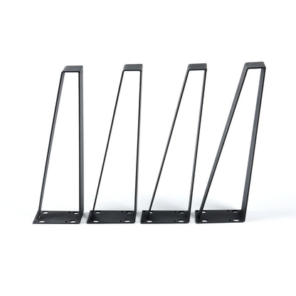 4pcs Trapezoid Shape Table Legs (16&quot;)