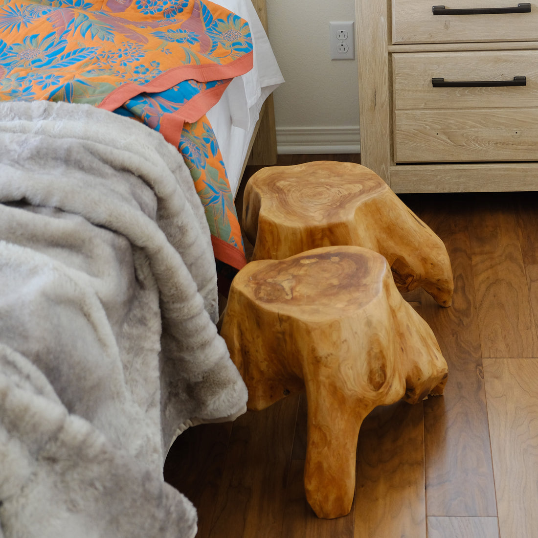 Cedar Roots Stump Table