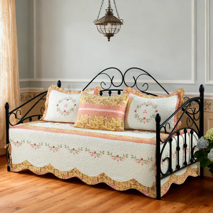 4 Piece Esme Daybed Bedspread Cover Set (75&quot; x 39&quot;)