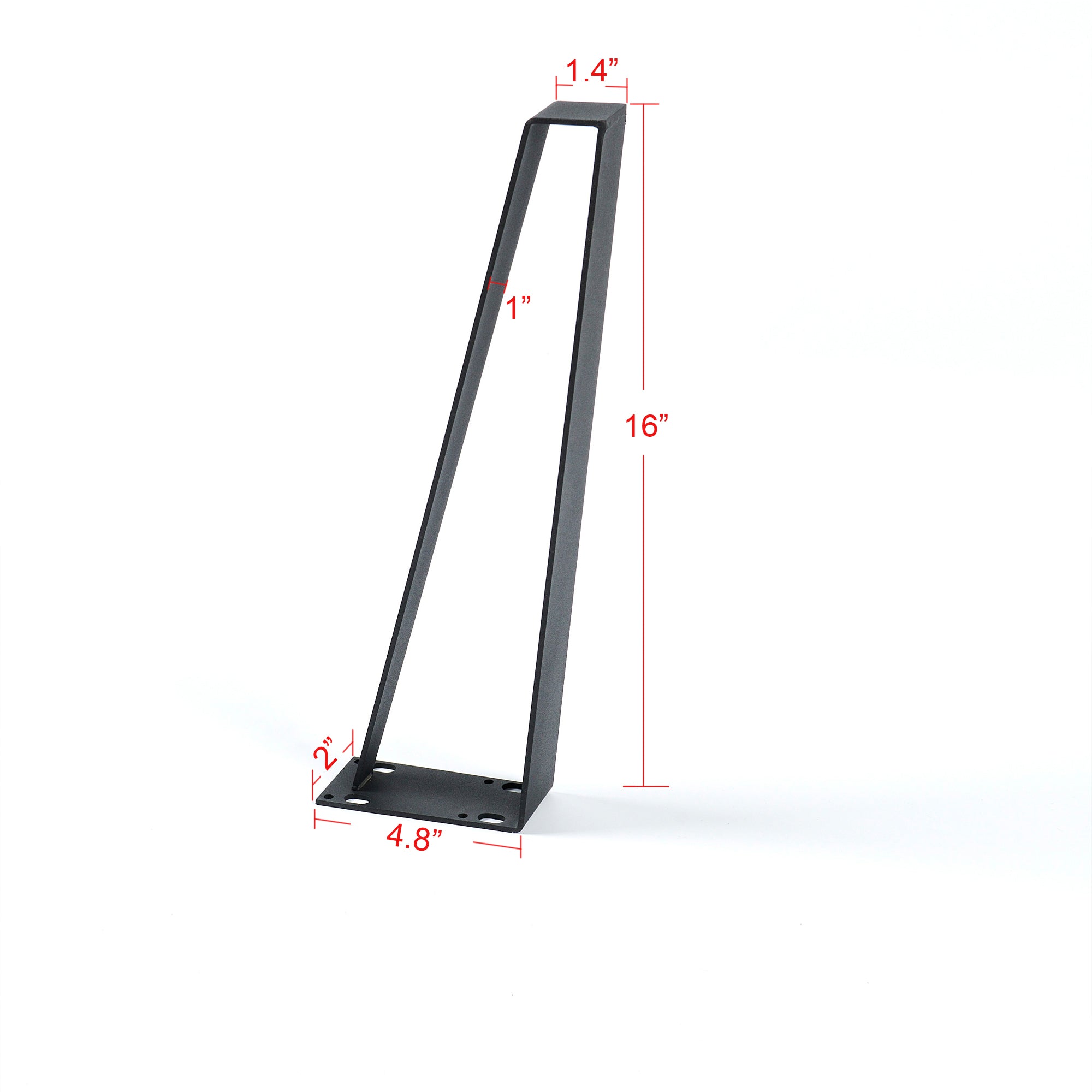 4pcs Trapezoid Shape Table Legs (16&quot;)