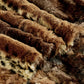 Animal Double Sided Faux Fur Throw Blanket