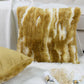 Fundas de almohada decorativas de 2 piezas de piel sintética jacquard