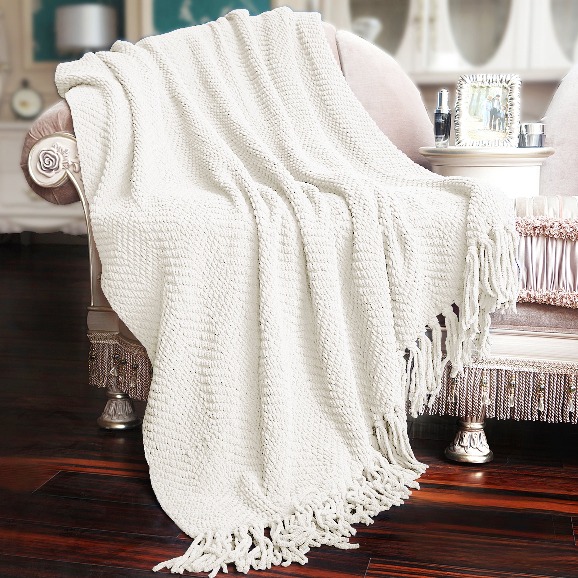 Knitted Tweed Throw Home Soft Things