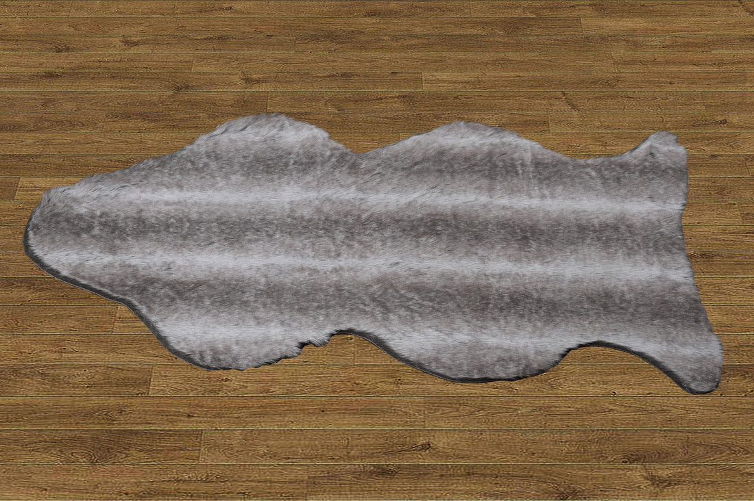 Faux Fur Rug with Slip Stopping Pad