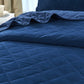 5 Piece Velvet Quilted bedspread Set-Oversize King (122" x 106")