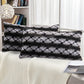 Funda de almohada de piel sintética Ballys Fundas de almohada decorativas de 2 piezas 