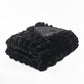 Textured Faux Fur-Spandex Bubble Throw Blanket - 50"x60"