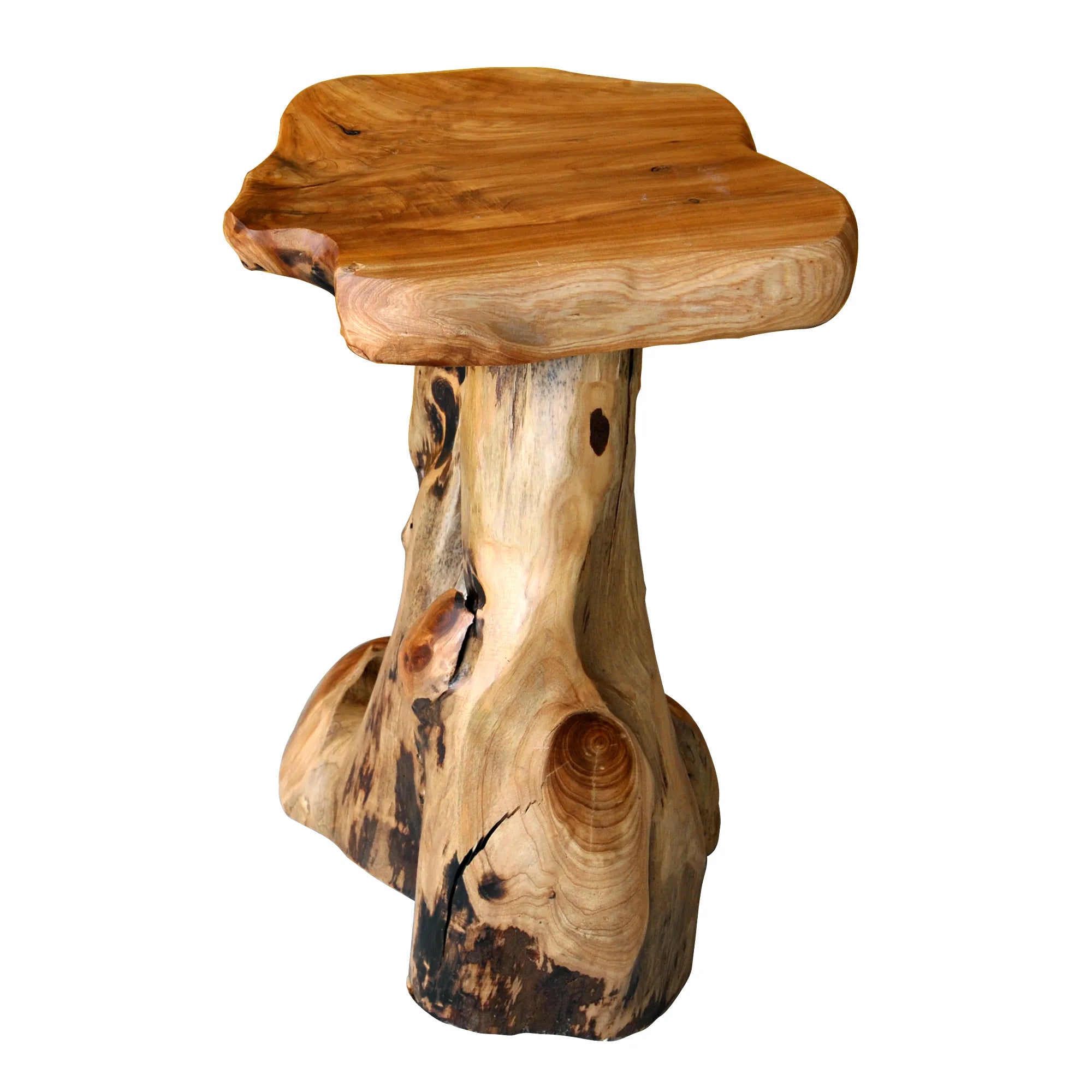 Cedar Wood Flower Stand End Table (13.5&quot; x 15.5&quot; x 19.5&quot;)