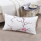 Embroidery Canvas 2 Piece Decorative Pillow Covers- Cherry Blossom