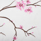 Fundas de almohada decorativas de 2 piezas de lona bordada - Flor de cerezo