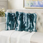 Jacquard  Faux Fur 2 Piece Decorative Pillow Covers