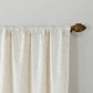 Dodoma Linen Blended Curtain/Valance 2 Pieces Set