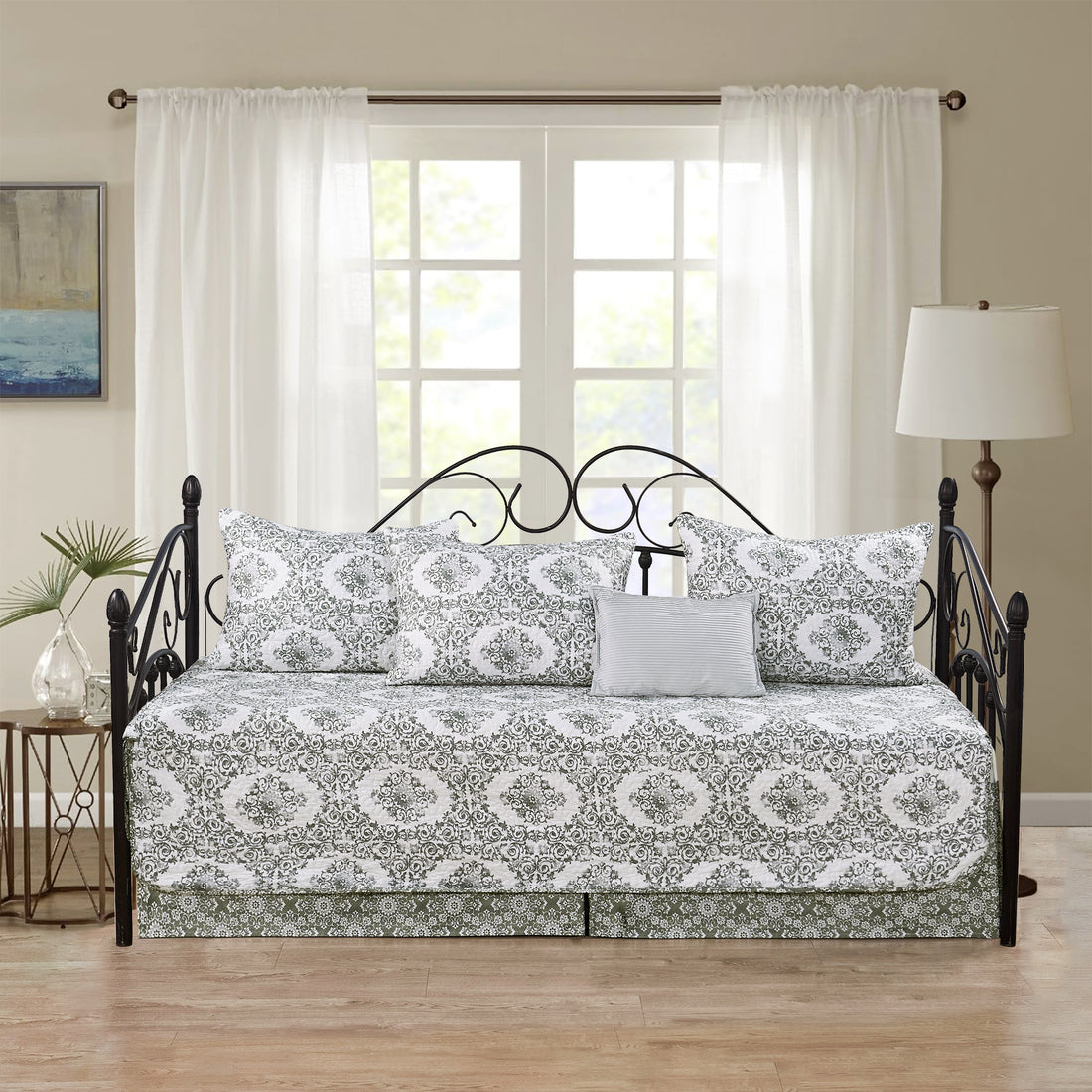 6 Piece Legacy Daybed Cover Bedspread Quilt Set (75&quot; x 39&quot;)