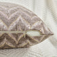 Fundas de almohada decorativas de chenilla jacquard Arusha de 2 piezas 