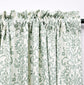 2 Piece Mayfair Printed Microfiber Curtain - Lime - 60" x 84"