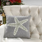 Sea World Faux Linen 4 Piece Decorative Pillow Covers - 20" x 20"