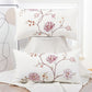 Embroidery Canvas 2 Piece Decorative Pillow Covers -Spring Flower