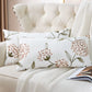 Embroidery Canvas 2 Piece Decorative Pillow Covers- Sunflower