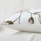 Fundas de almohada decorativas de 2 piezas de lona bordada - Girasol 