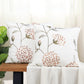 Embroidery Canvas 2 Piece Decorative Pillow Covers - Sunflower