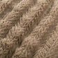 Manta de piel sintética de conejo con diseño de banda de rodadura: 50 x 60 pulgadas