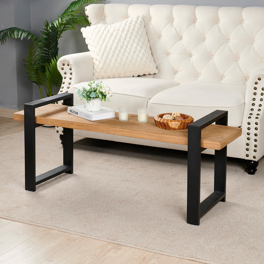 Twin Layers Bench Leg (19")