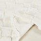 Manta de piel sintética con textura de ladrillo: 50 x 70 pulgadas 
