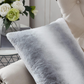 Beckie Stripe Faux Fur 2 Piece Decorative Pillow Covers - 14" x 26"