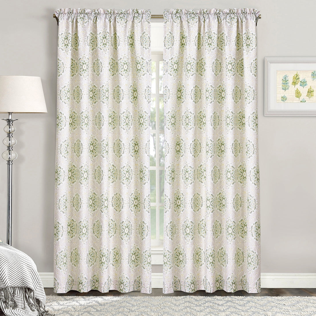 Bloom Medallion Curtain - Set of 2