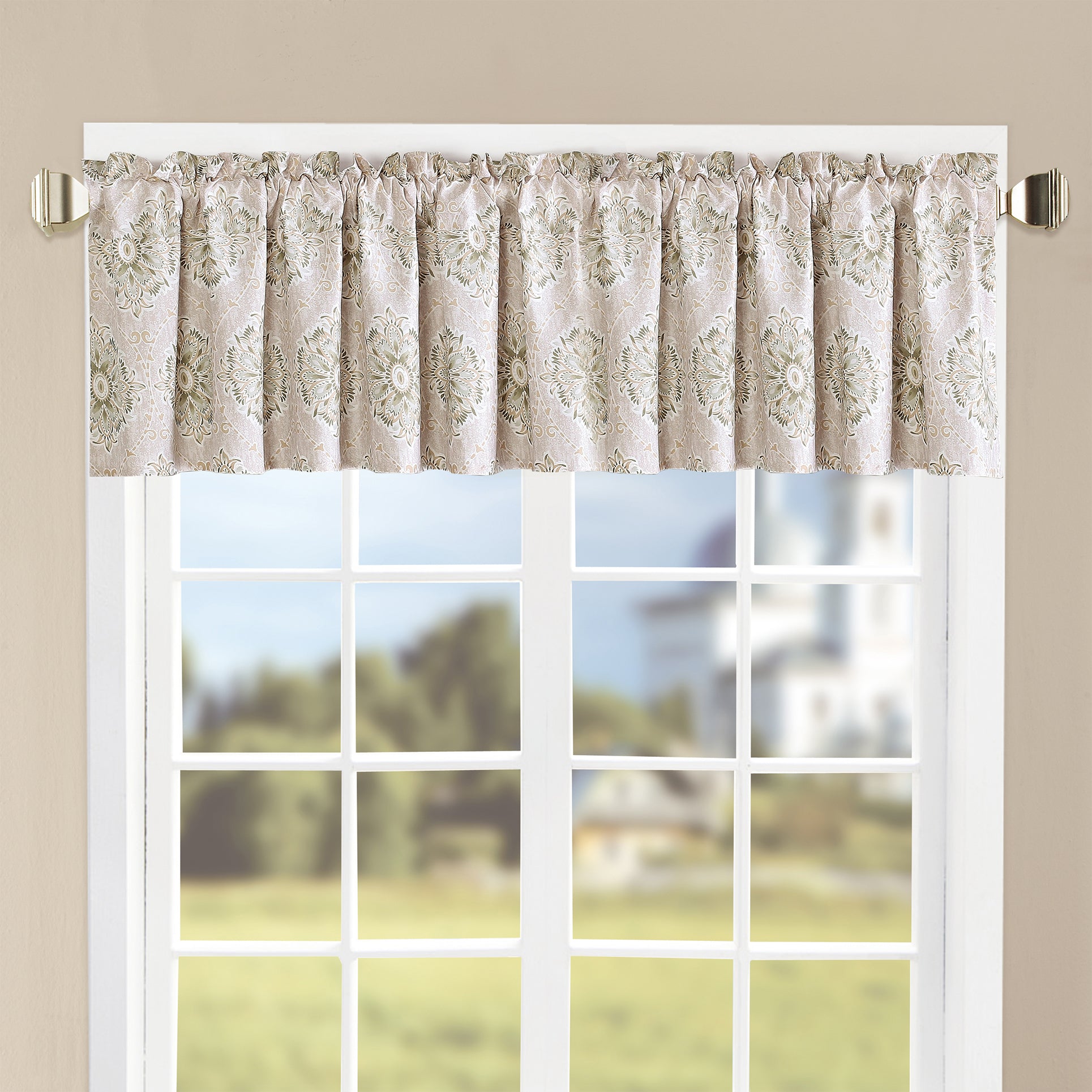 Bloom Medallion Valance - Set of 2 (60&quot;x18&quot;)