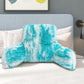 Almohada para respaldo de cama de piel sintética de jaquard - 20" x 18" x 17"