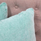 Tip Dyeing Light Faux Fur 2 Piece Decorative Pillow Covers- 20&