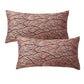 Jacquard 2 Piece Decorative Pillow Covers - 14" x 26"
