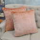 Tip Dyeing Light Faux Fur 2 Piece Decorative Pillow Covers- 20&