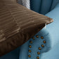 Fundas de almohada decorativas de 2 piezas de terciopelo plisado 