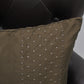 Marquesa Dots Embroidery Silk Filled 2 Piece Decorative Pillow Covers - 18" x 18"