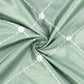 2 Piece Doris Diamond Embroidery Faux Silk Curtain set