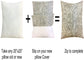 Paisley Suede 4 Piece Decorative Pillow Covers - 20" x 20"