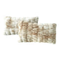 Fundas de almohada decorativas de 2 piezas de piel sintética Shar Pei 