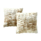 Fundas de almohada decorativas de 2 piezas de piel sintética Shar Pei 