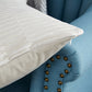 Pleated Velvet 4 Piece Decorative Pillow Covers - 20" x 20"