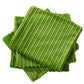 Ribbed Flanned 4 Piece Decorative Pillow Covers
