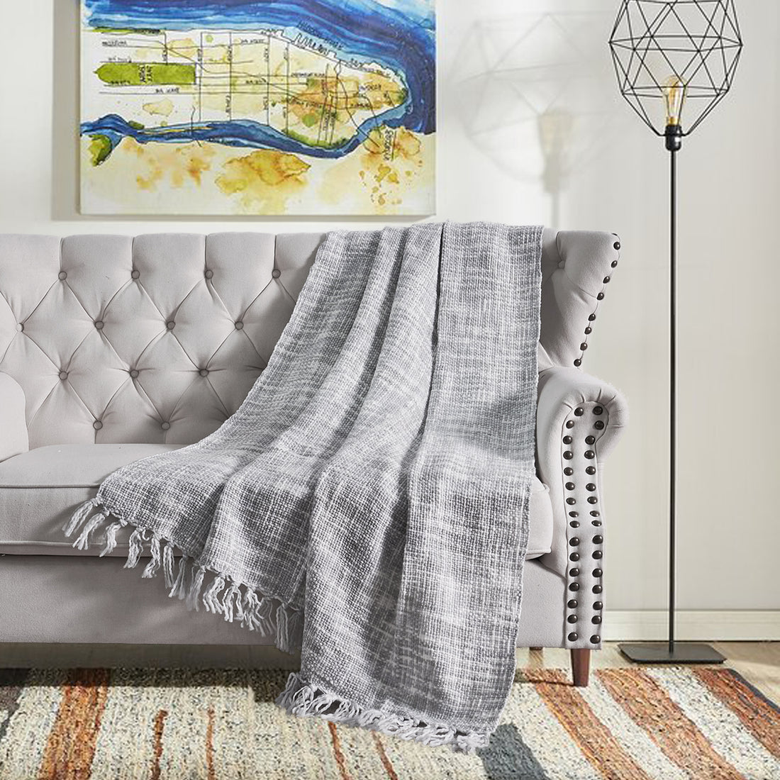 Dottie May Chenille Throw Blanket (50"x60")