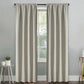 Bedford Linen Blended Curtain/Valance 2 Pieces Set