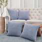 Super Soft Decorative Throw Pillow Covers, Set of 4, 20x20 inches
