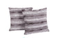 Fundas de almohada decorativas de 2 piezas de piel sintética: 20 "x 20" 